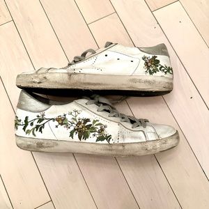 Golden goose floral sneakers